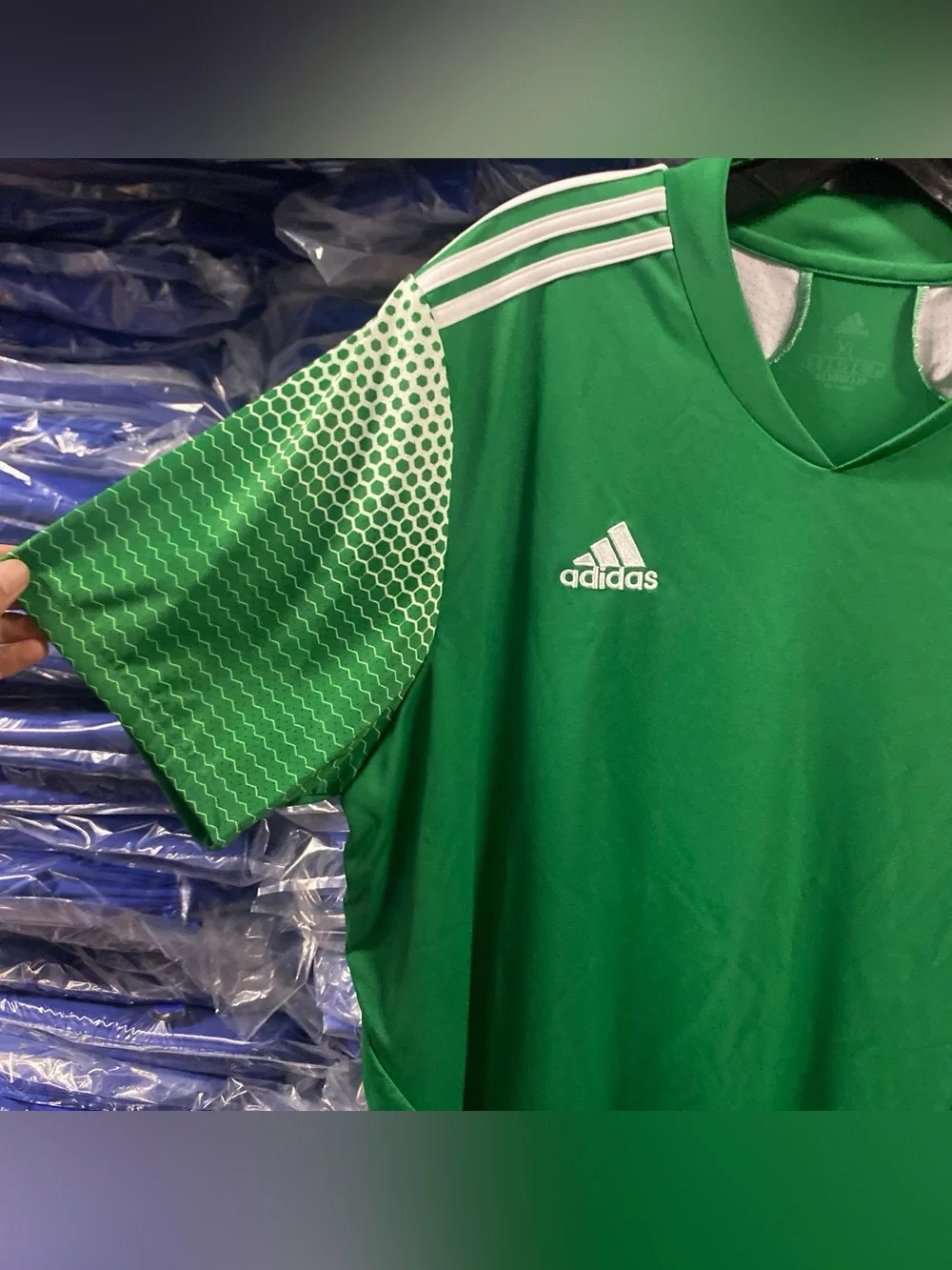 Adidas Regista 20 Soccer Jersey NWT Men’s XL Green White SS Aeroready FI4559